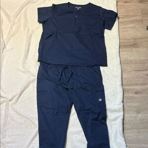 Butter Soft Stretch Navy Top